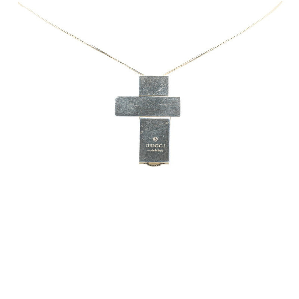 Gucci Separate Cross Venetian Chain Necklace SV925 Silver Women's GUCCI