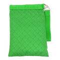 Bottega Veneta clutch bag pouch in nylon, green, unisex, h31815a
