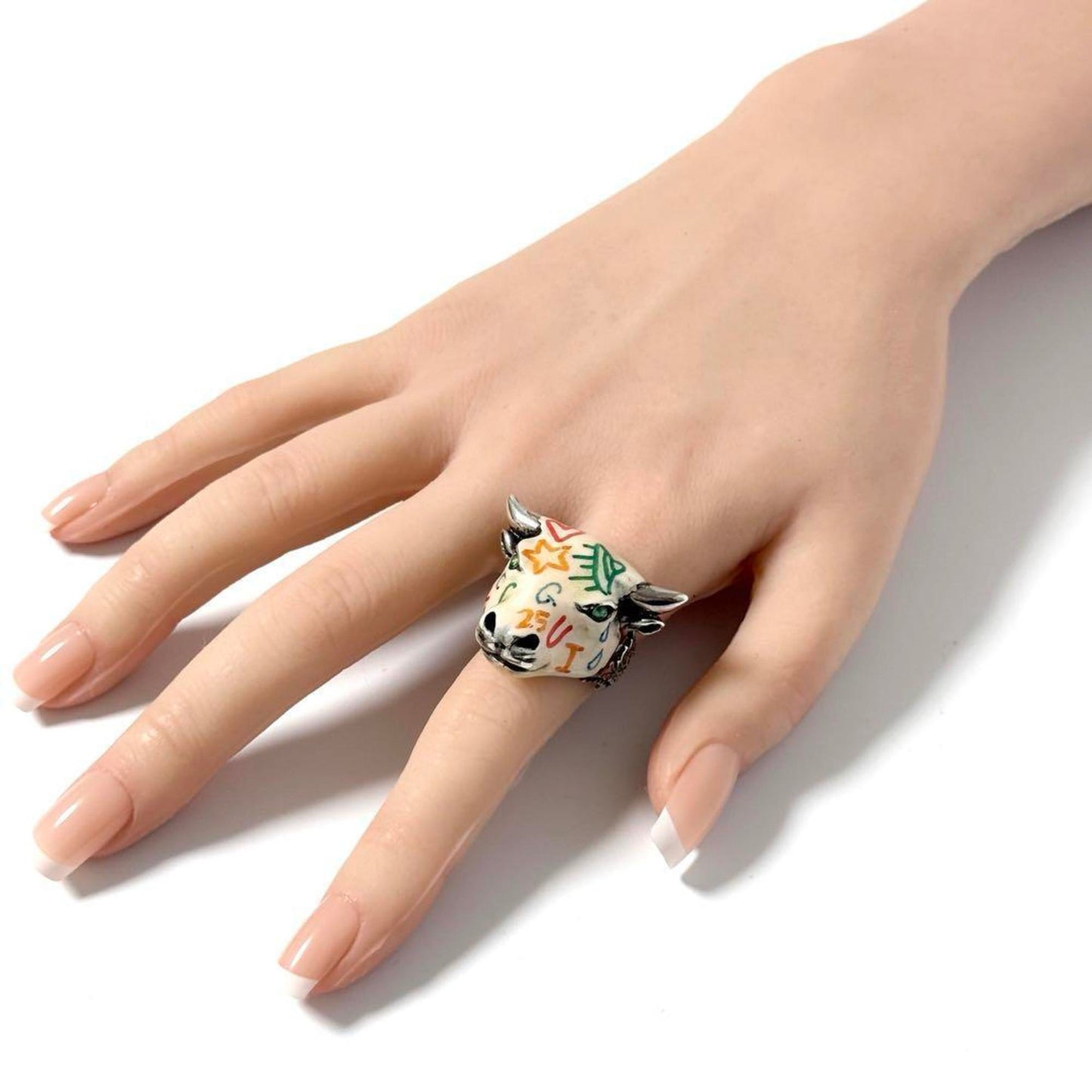 Gucci Men's Anger Forest Bull's Head Ring