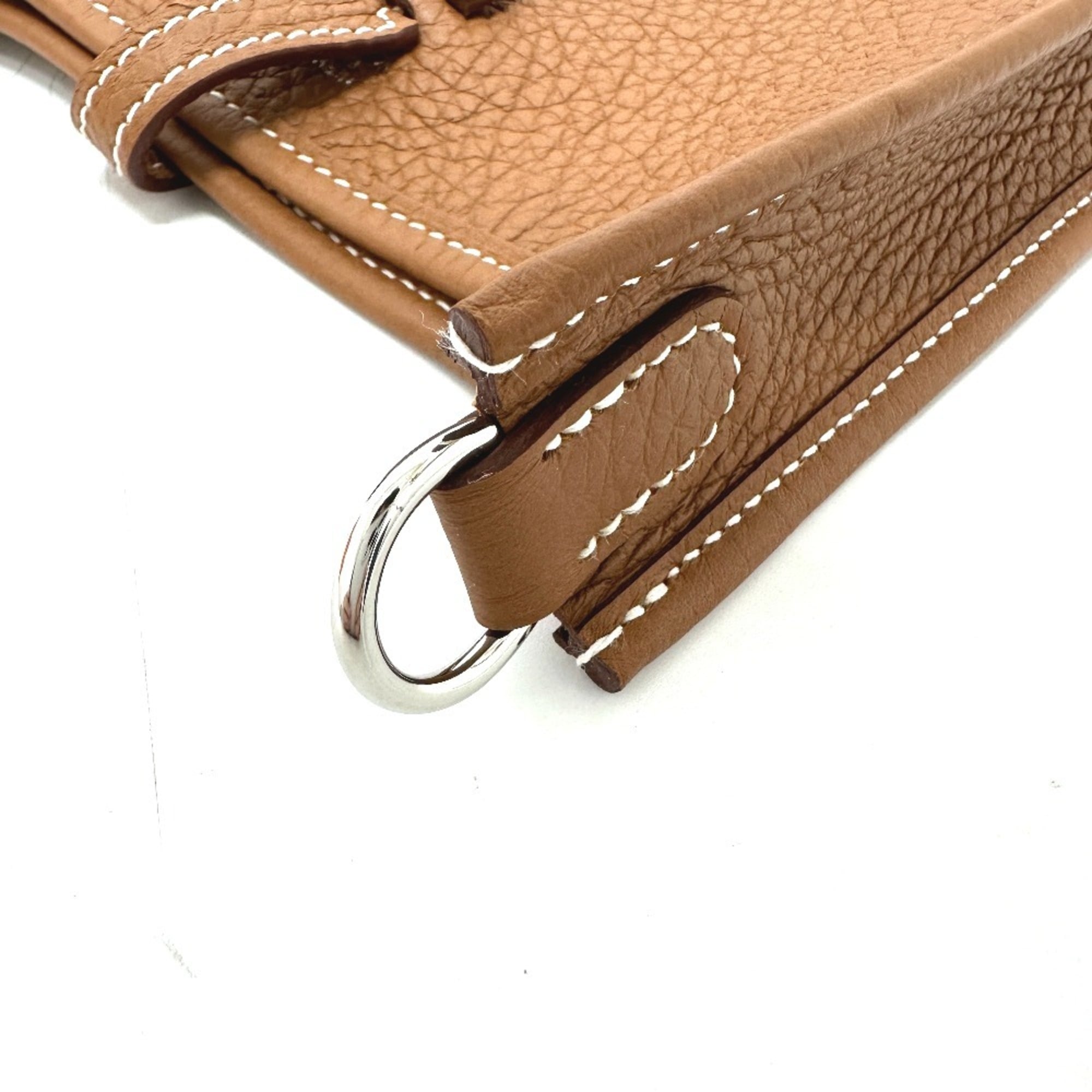 HERMES Evelyn TPM Crossbody Bag Pochette Shoulder Taurillon Clemence Women's Gold — New - Store Return