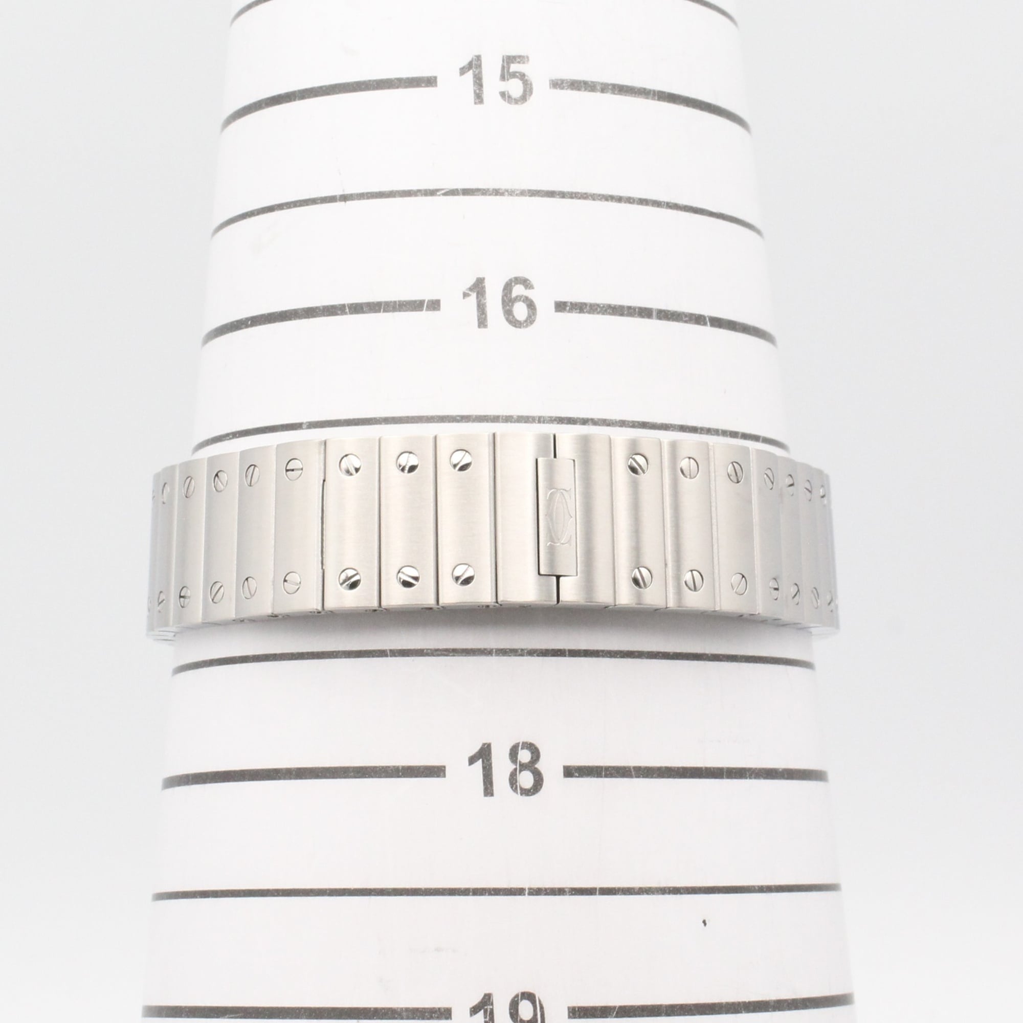 Cartier Santos de SM Watch, Stainless Steel, Ladies, Silver Tone, WSSA0082 — Very Good