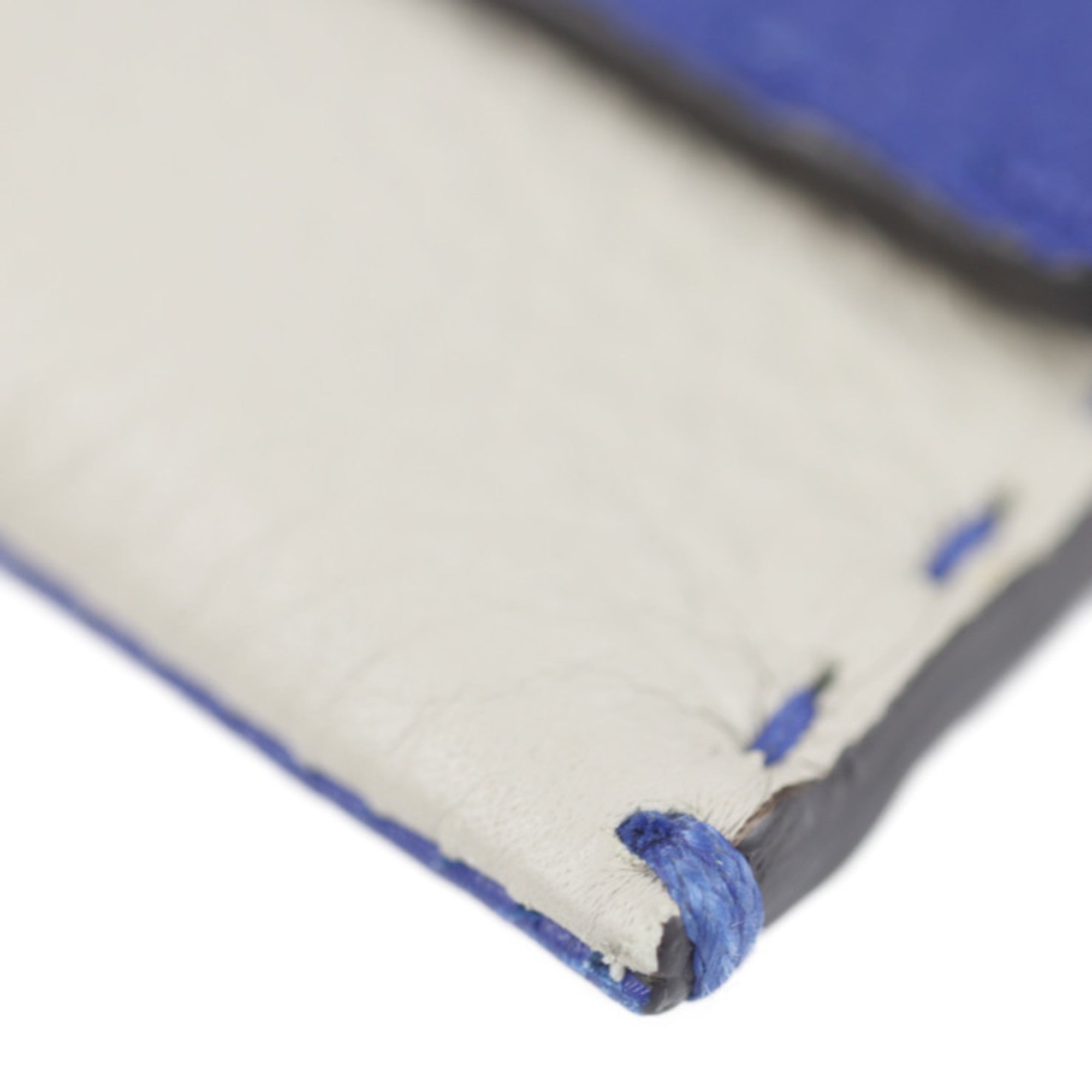 FENDI Fendi Alda 326 Selleria clutch bag 8N0104 leather blue series second turn lock