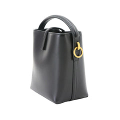 Saint Laurent LE37 Mini 2-way Shoulder/Handbag, Leather, Black, Gold Hardware, 765870 — New - Store Return