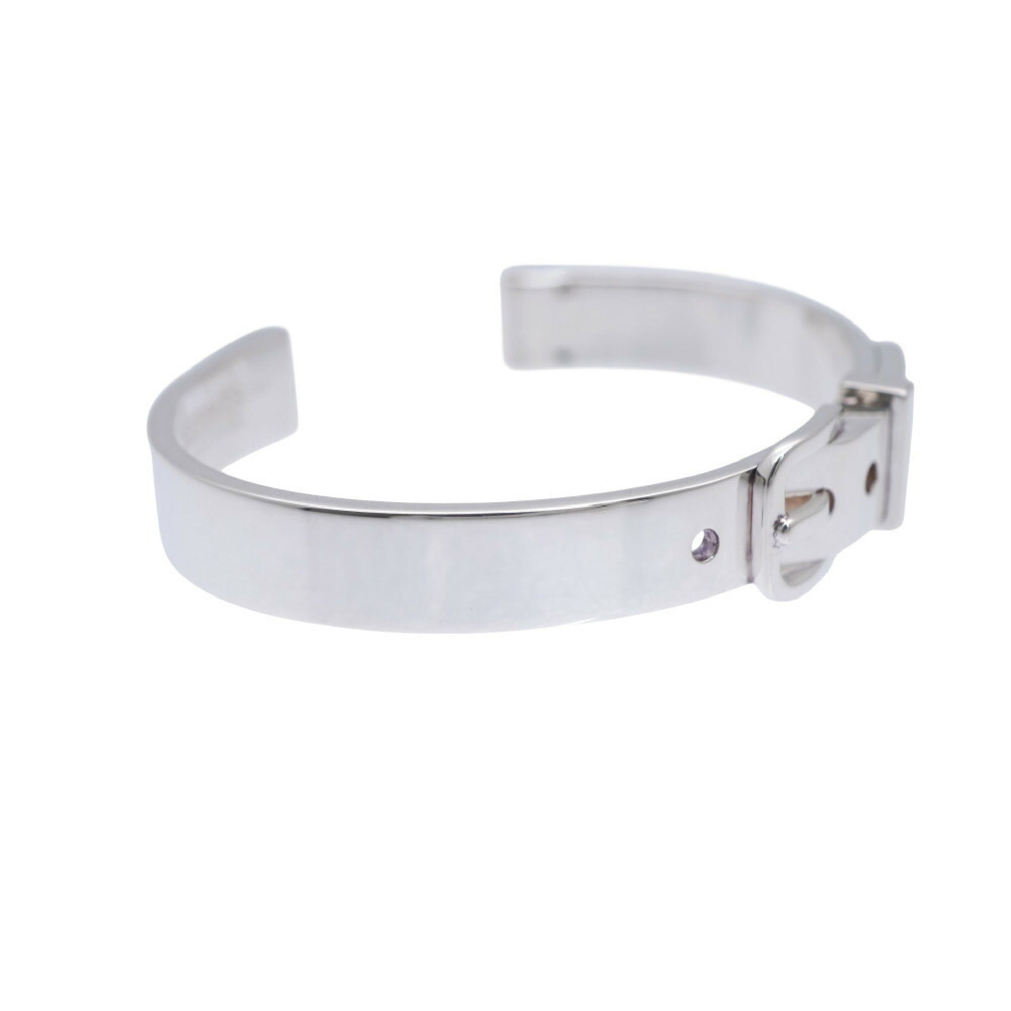 Hermes Boucle Cellier Bangle Silver 925 Bracelet 1059HERMES — Like New