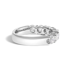 14K Gold 2.0 Cttw Diamond 7 Stone Band Ring