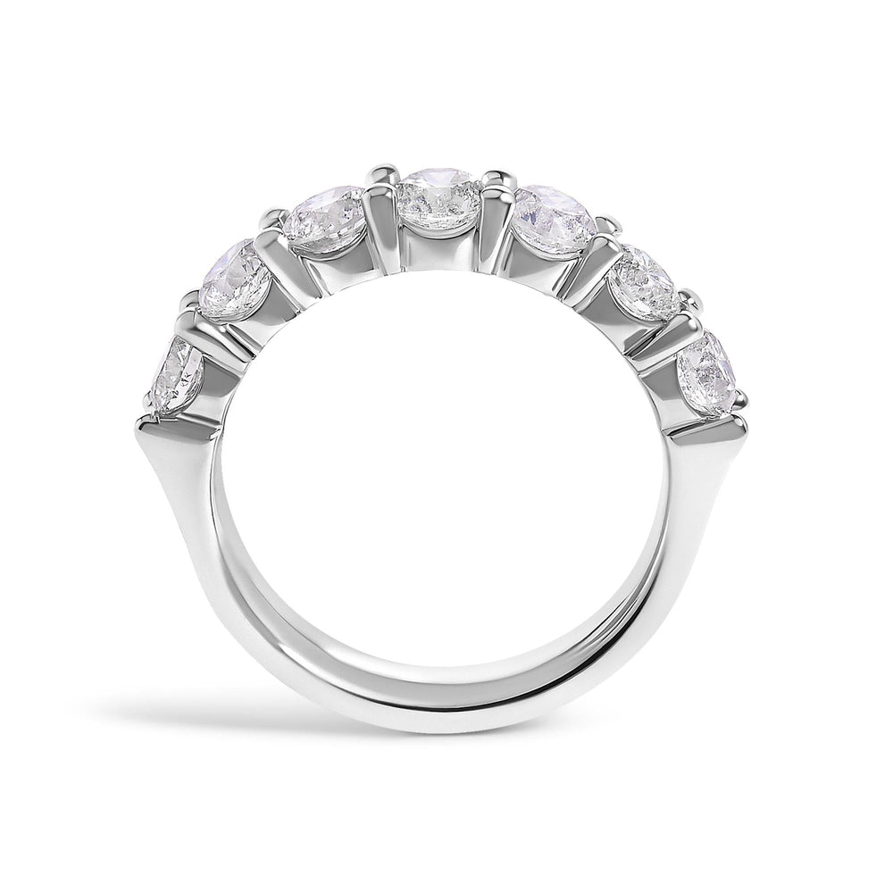14K Gold 2.0 Cttw Diamond 7 Stone Band Ring