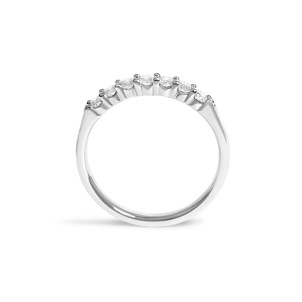 14K Gold 1/3 Cttw Diamond 7 Stone Band Ring
