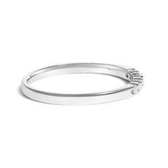 14K Gold 1/10 Cttw Diamond 7 Stone Band Ring