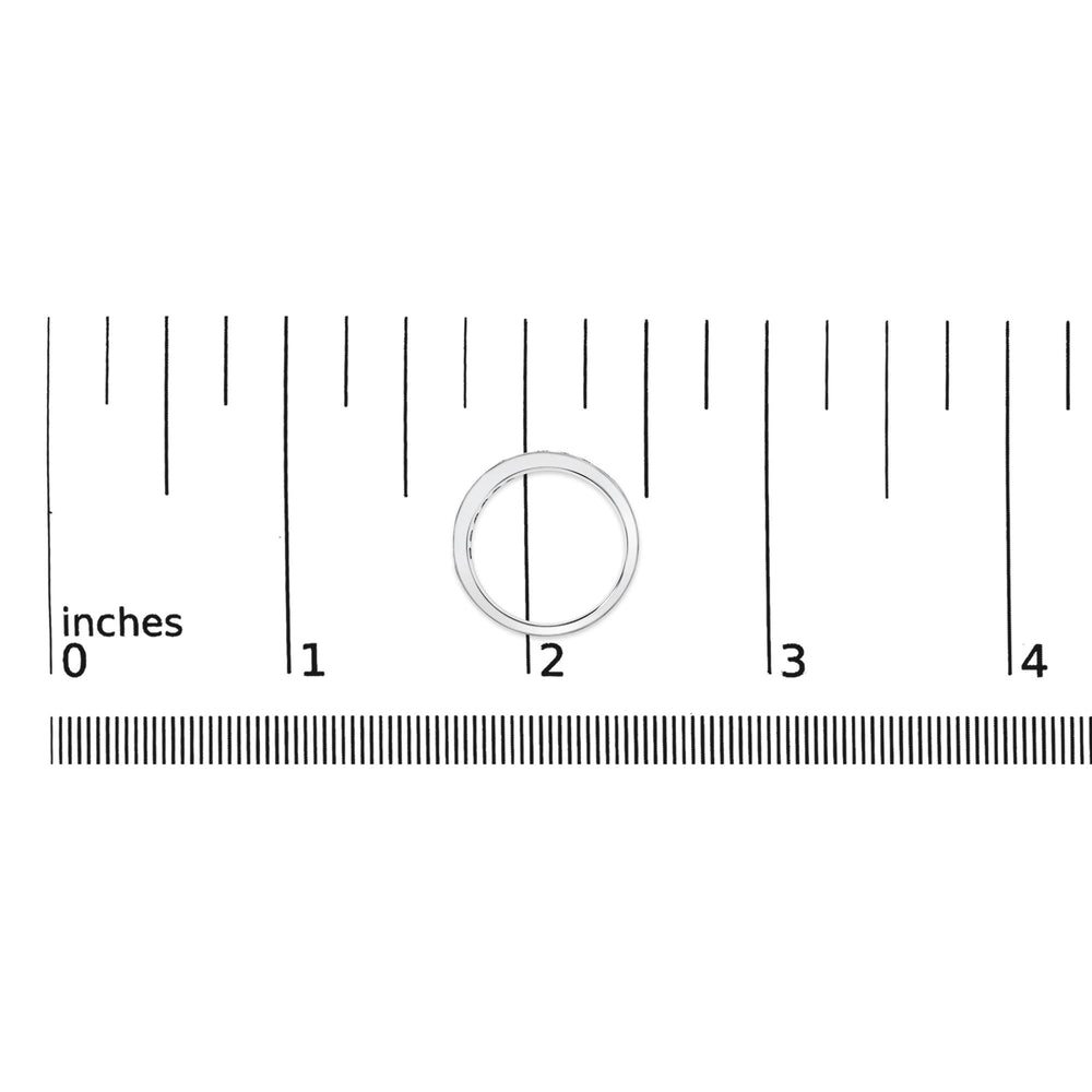 14K Gold 1/2 Cttw Round Diamond 11 Stone Channel Set Band