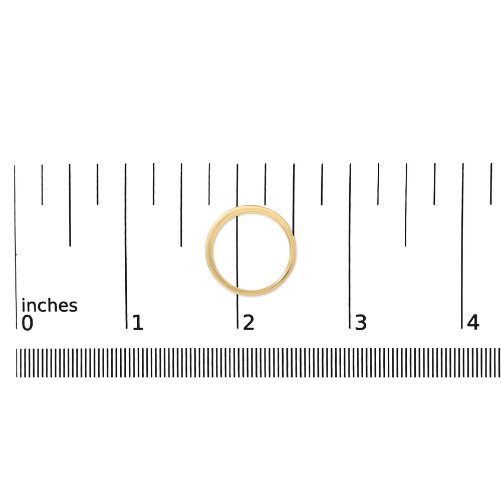 14K Gold 1/4 Cttw Round Diamond Milgrain Wedding Band
