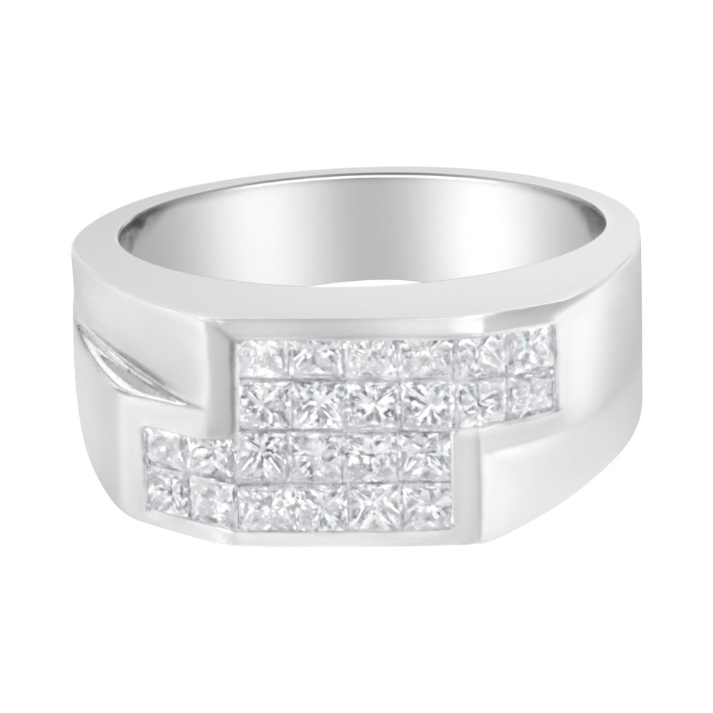 14KT White Gold Diamond Cluster Ring (1 3/4 cttw, G-H Color, VS2-SI1 Clarity)