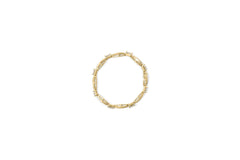 14K Yellow Gold Princess and Baguette Cut Diamond Beaded Bracelet (3.00 cttw, H-I Color, SI1-SI2 Clarity)