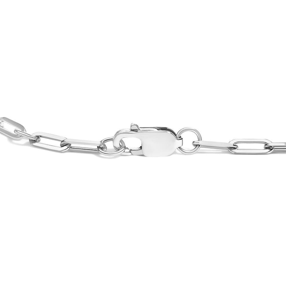 Sterling Silver 1/7 Cttw Diamond Double Row Link Tennis Bracelet