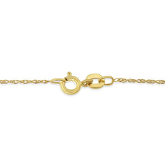 14K Yellow Gold Plated .925 Sterling Silver Miracle Set Diamond Accent Cross 18" Pendant Necklace (H-I Color, I2 Clarity)
