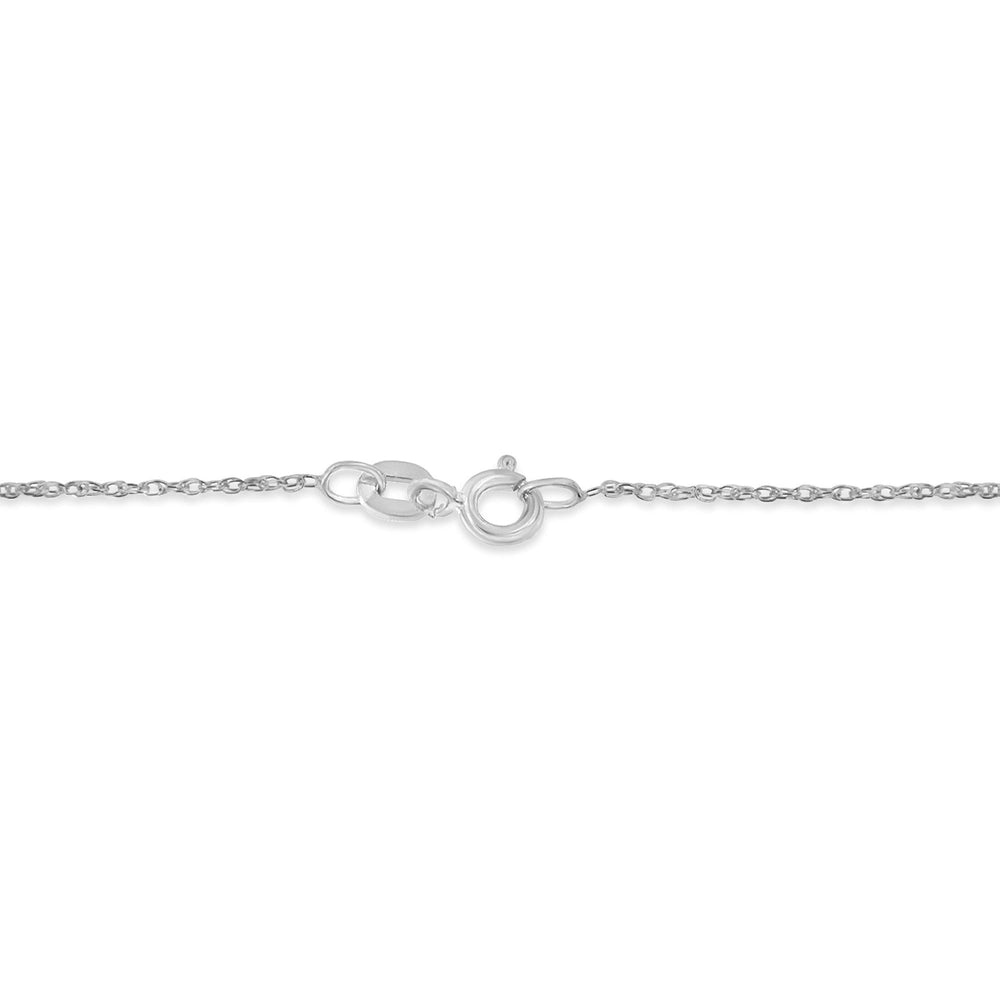 .925 Sterling Silver 1/20 Cttw Round Cut Diamond Heart Pendant Necklace (H-I Color, I2-I3 Clarity)