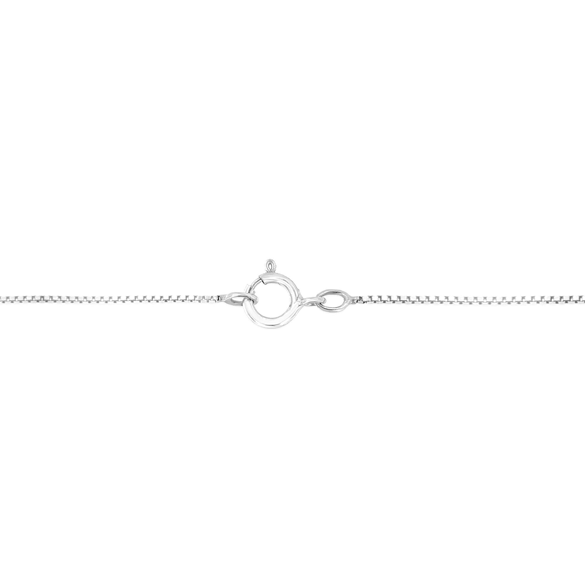 10K Gold 1/5 Cttw Bezel Set Princess Diamond Kite Shaped Solitaire Pendent Necklace