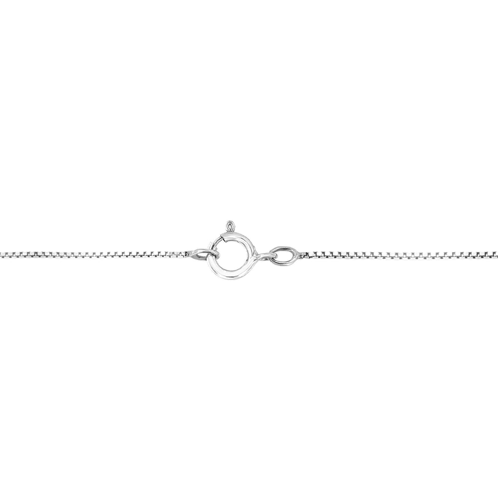 .925 Sterling Silver Treated Black Princess Diamond Solitaire Pendant Necklace (Black)