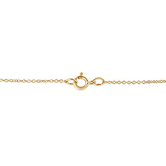 10K Yellow Gold Flashed .925 Sterling Silver 1/4 Cttw Champagne Diamond Cross Pendant Necklace (K-L Color, I1-I2 Clarity) - 18"