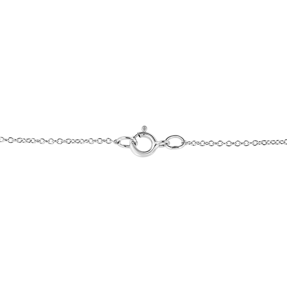 .925 Sterling Silver Prong-Set Diamond Accent Double Heart 18" Pendant Necklace (I-J Color, I1-I2 Clarity)