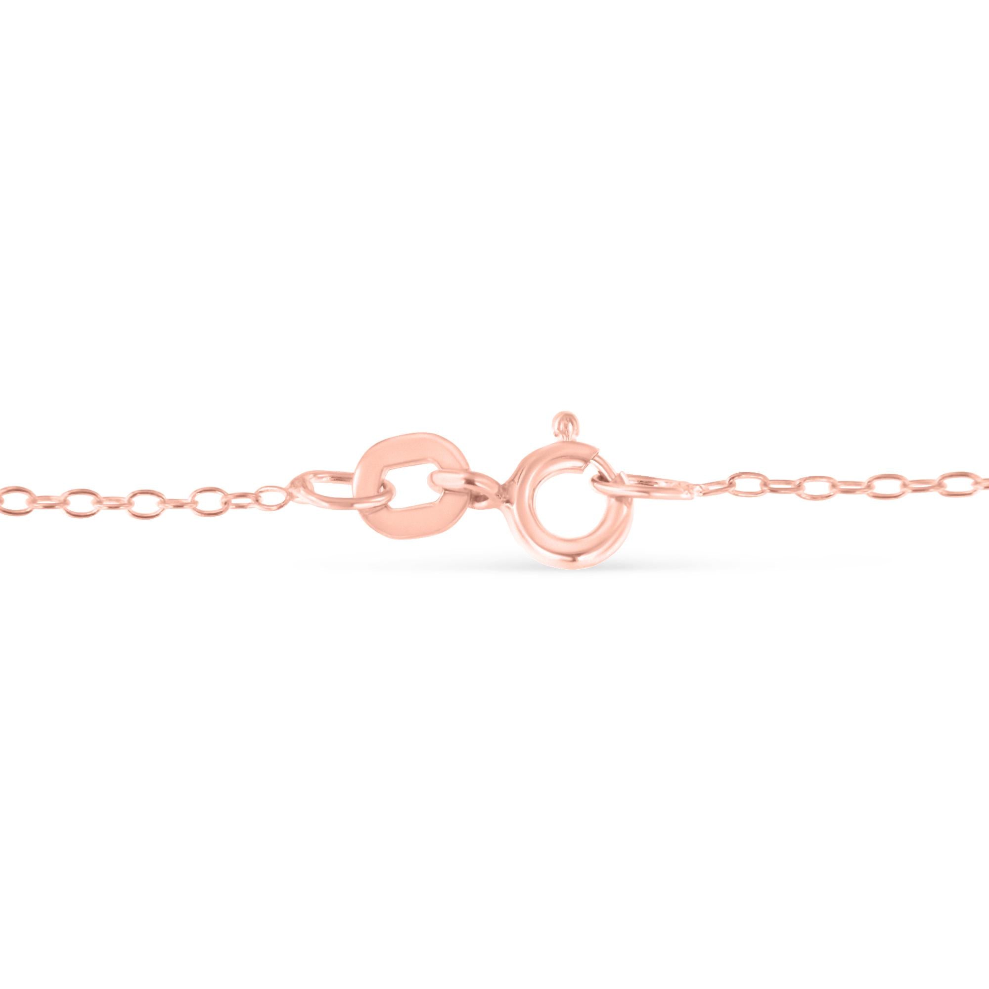 Sterling Silver Diamond Station Necklace (1/2 cttw, K-L Color, I2-I3 Clarity)
