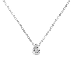 .925 Sterling Silver Miracle Set Princess-Cut Diamond Solitaire Stud Earrings (H-I Color, I1-I2 Clarity)