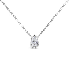 .925 Sterling Silver Miracle Set Princess-Cut Diamond Solitaire Stud Earrings (H-I Color, I1-I2 Clarity)