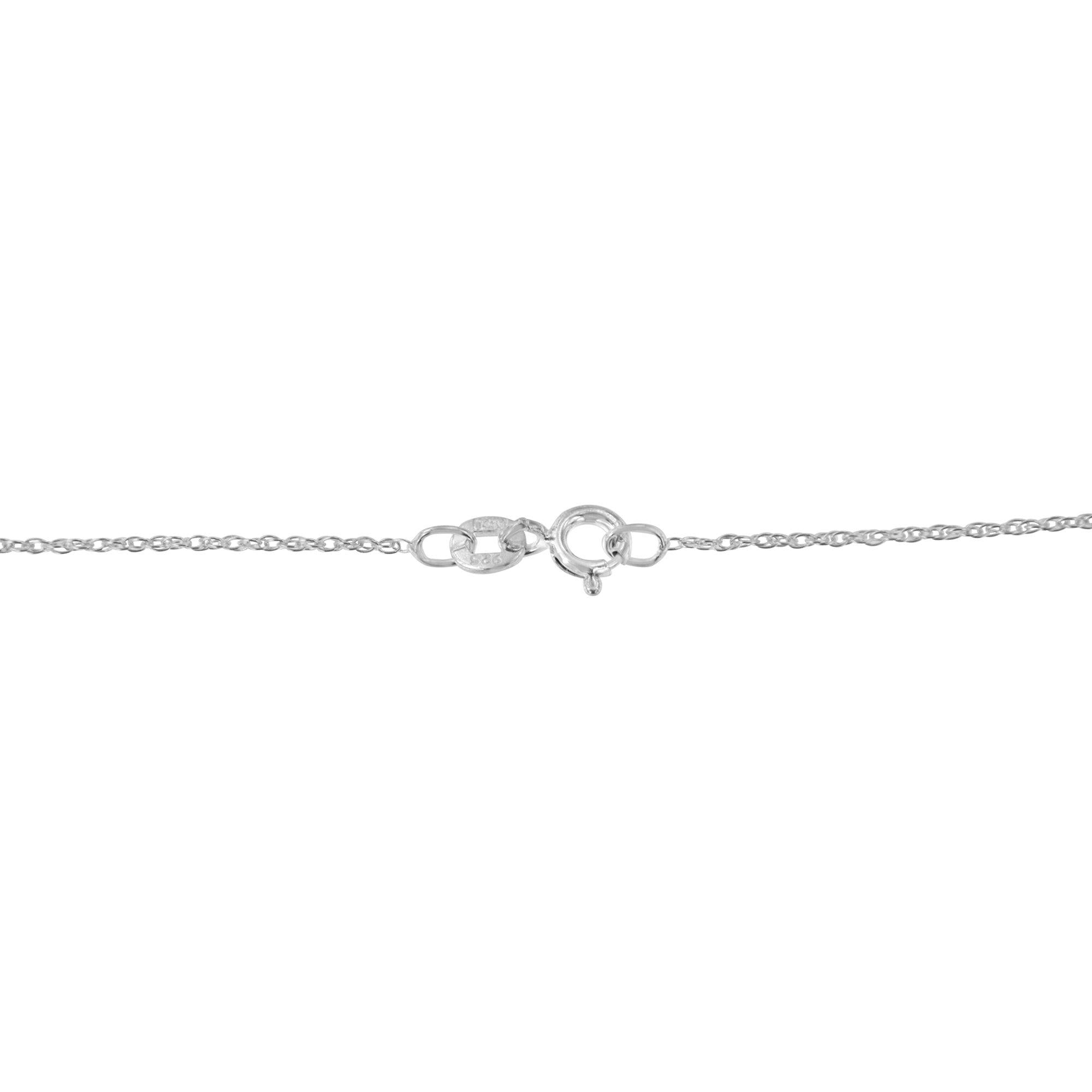 10KT Two Tone Gold 1/6 cttw Diamond Floating Heart Pendant Necklace (K-L, I1-I2)