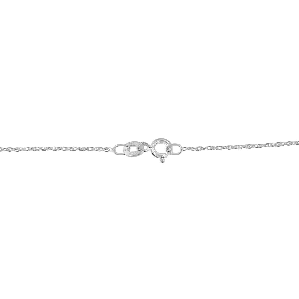 10KT Two Tone Gold 1/6 cttw Diamond Floating Heart Pendant Necklace (K-L, I1-I2)