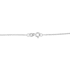10KT Two Tone Gold 1/6 cttw Diamond Floating Heart Pendant Necklace (K-L, I1-I2)