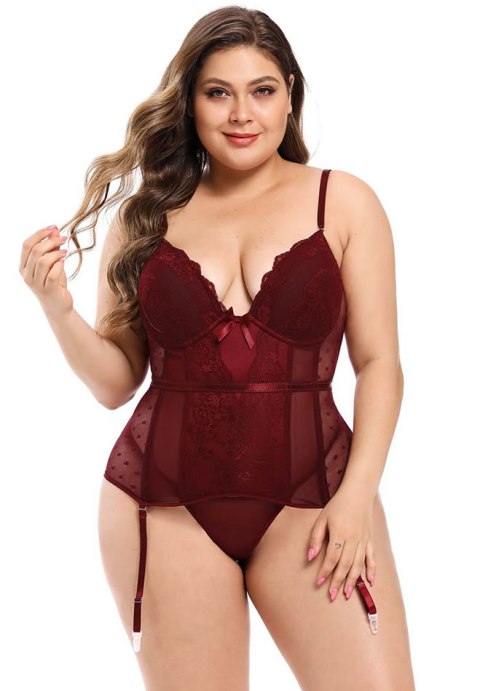 Plus Size My Beloved Bustier Set