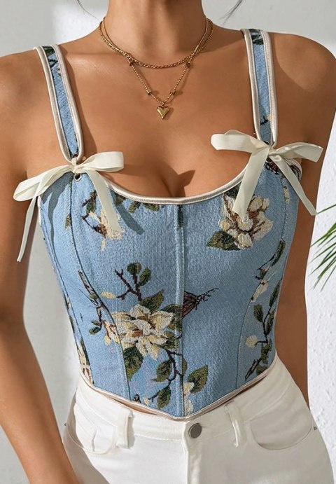Irresistible Floral Bustier with Comfort Fit