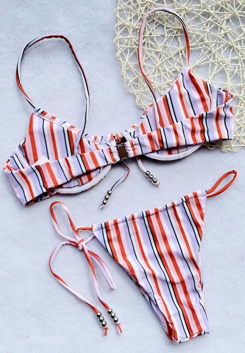 Tongue Tied Bikini Swimsuit
