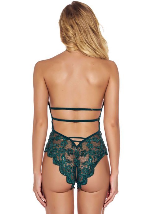 Elegant Deep V-Neck Lace Teddy