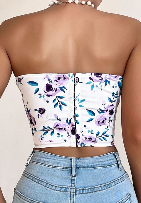 Intricate Floral Corset Top
