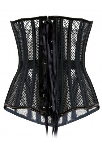 Steel Boned Industrial Net Underbust Corset