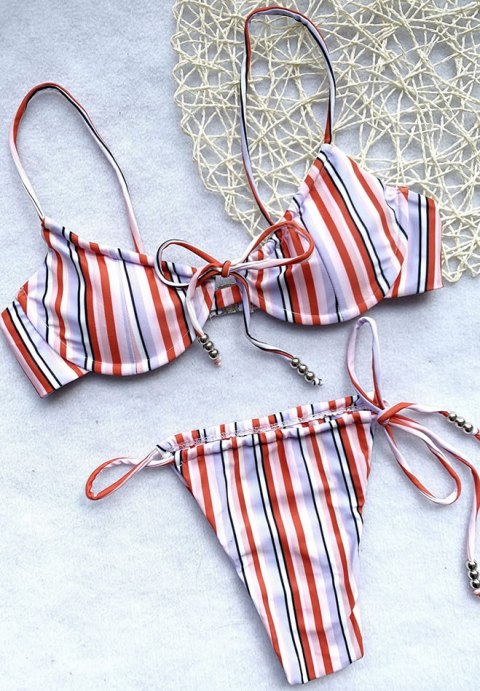 Tongue Tied Bikini Swimsuit