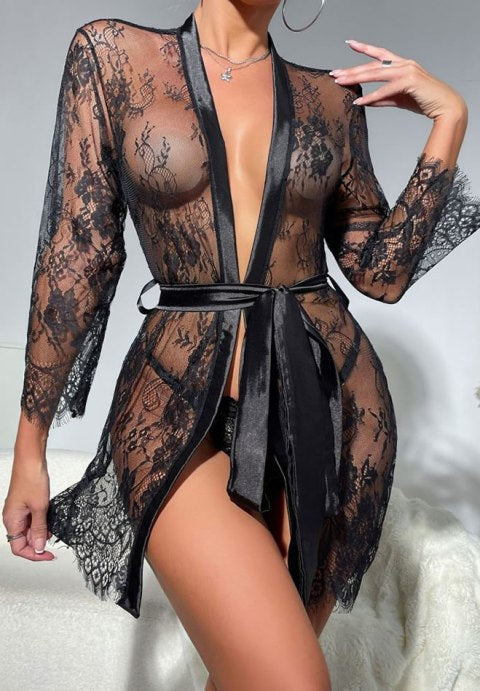 Never Be Yours Lace Robe
