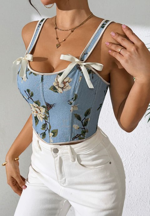 Irresistible Floral Bustier with Comfort Fit