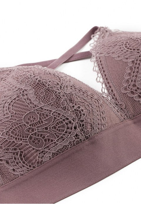 Elegance Lace Racerback Bra set