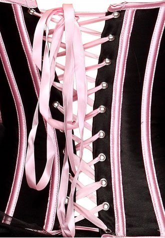 Overbust Corset with Stunning Contrasting Lines