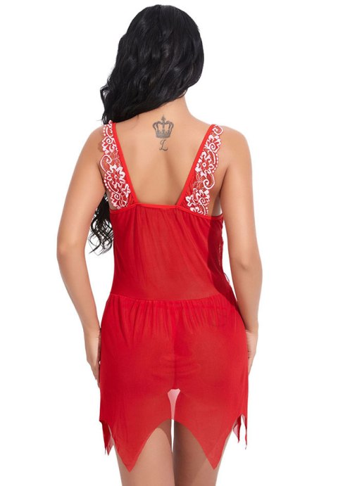 Bold and Eye-Catching Red Lingerie Set