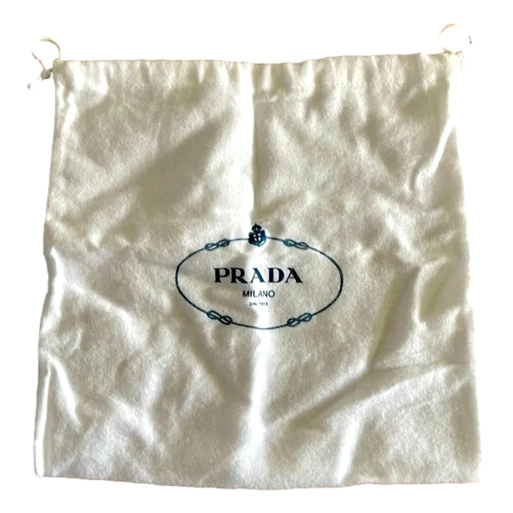 Prada Re-Edition Studded Nylon Mini Shoulder Bag in Brown with Silver Hardware