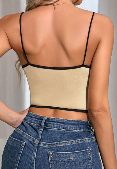 Seductive Black Lace Overlay Bustier