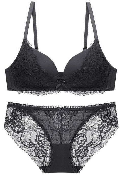 Sexy Wireless Lace Bra Set