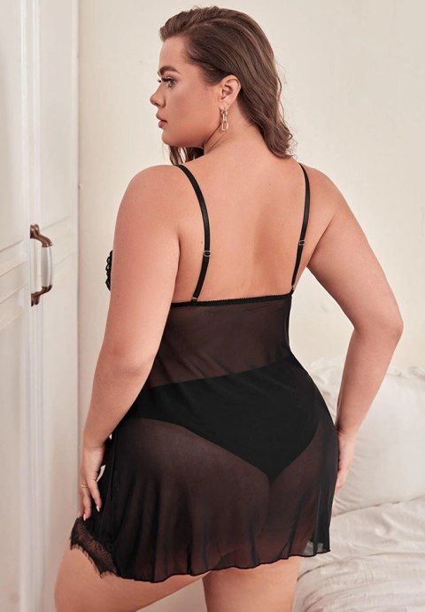 Plus Size Bring Your Passion Lace Robe