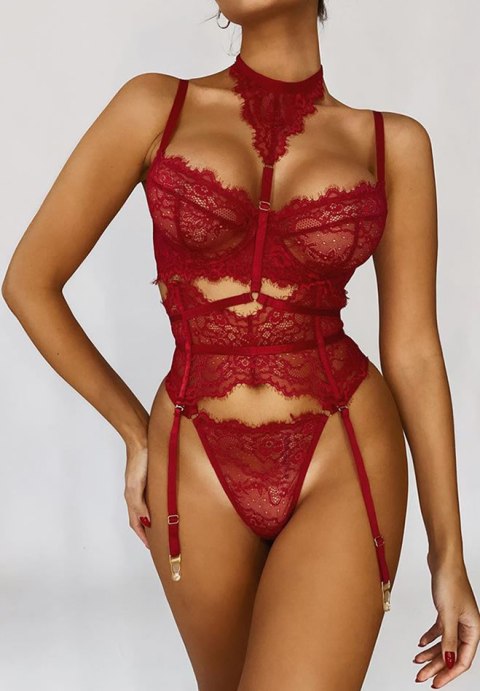 Never Ending Love Lace Garter 3 Piece Set