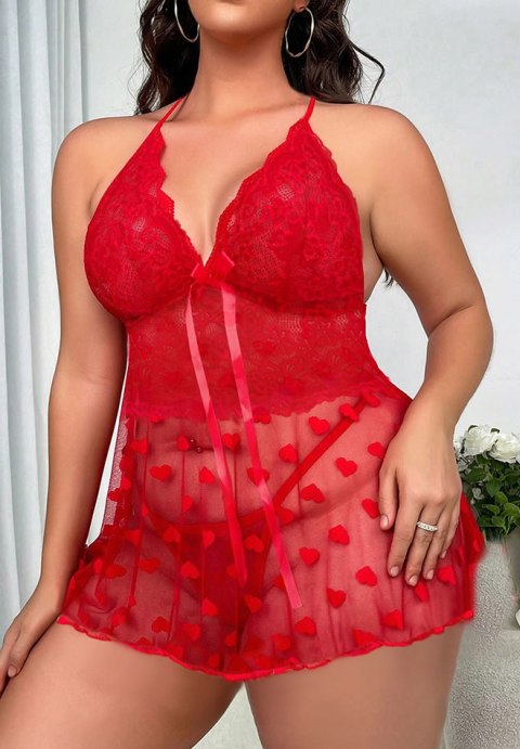 Sweet Romance Mesh Babydoll