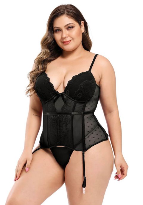 Plus Size My Beloved Bustier Set