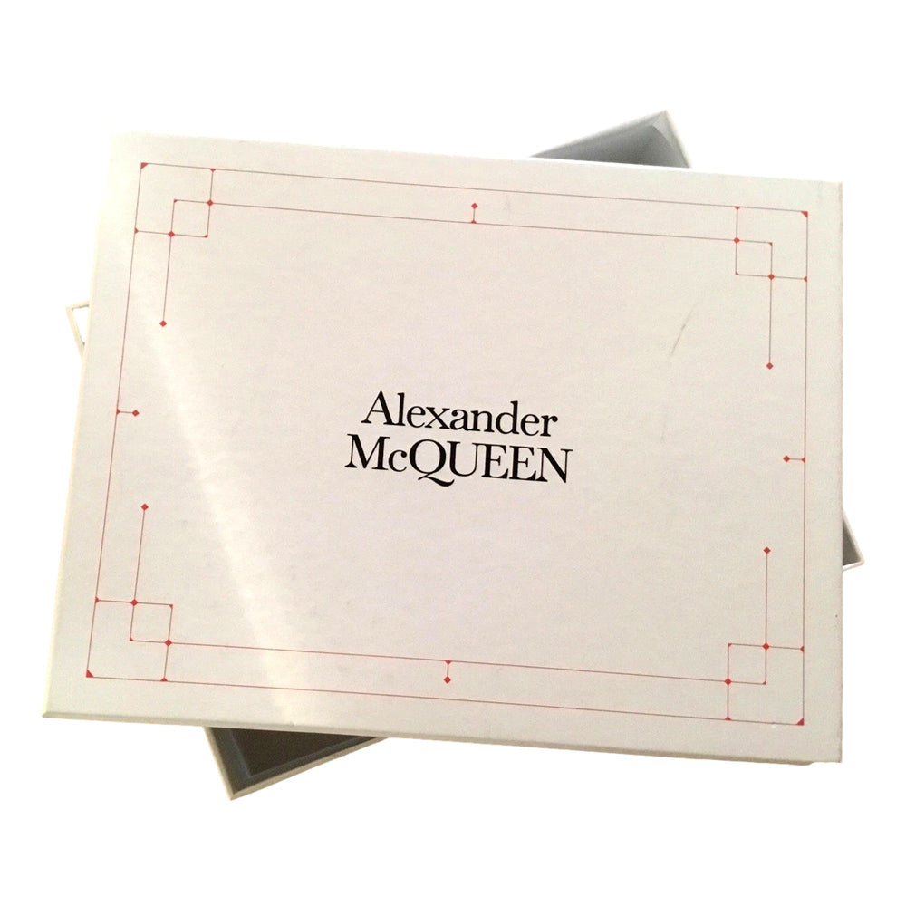 Alexander McQueen Curve Soft Ivory Leather Bucket Bag