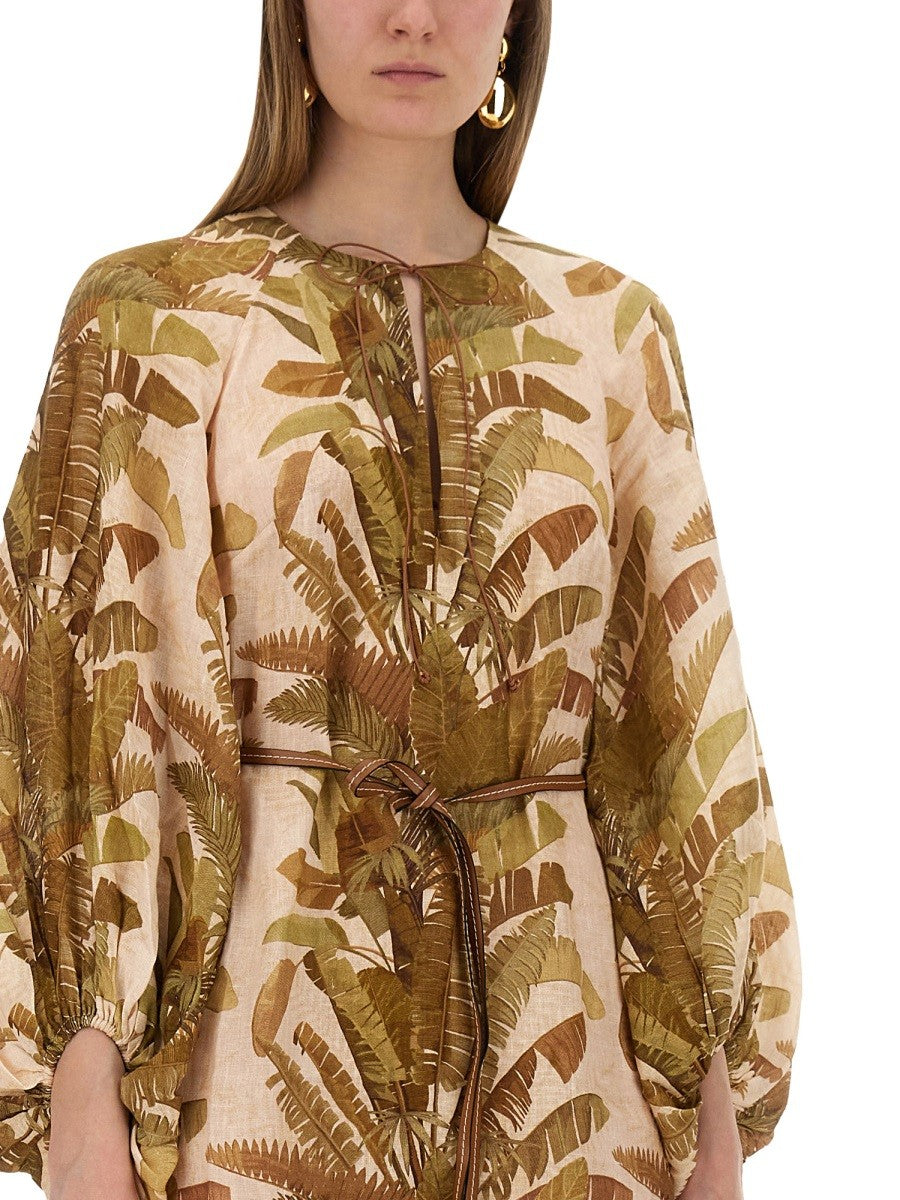 "ASCENSION" MIDI DRESS